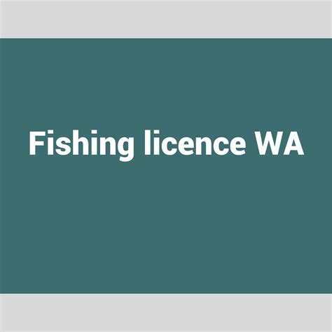 pay fishing licence wa.